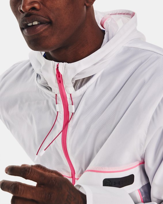 Men's UA Run Anywhere Jacket in White image number 5